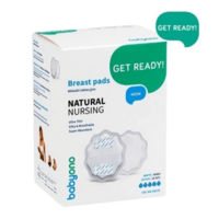 Лактаційні вкладиші BabyOno Natural Nursing, білі, 24 шт. (5901435407424) 