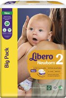 Підгузки Libero New Born 2 (3-6 кг), 88 шт 
