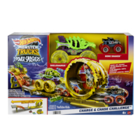 Ігровий набір Hot Wheels Power smashers Monster Trucks Заряджай і переслідуй (HXT05)