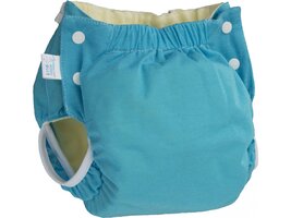 Подгузник трикотажный ЭКОПУПС Active Premium 7-13 кг (72-80) с вкладышем Abso Maxi 1шт. бирюзовый (ТП3ВК4-3бз) 