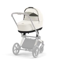Коляска Cybex e-Priam 2 в 1 Off White на шасі Chrome Brown з електроприводом 