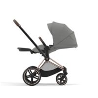Коляска Cybex e-Priam 2 в 1 Mirage Grey на шасі Rosegold з електроприводом 