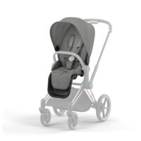 Коляска Cybex e-Priam 2 в 1 Mirage Grey на шасі Rosegold з електроприводом 