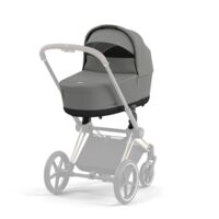 Коляска Cybex e-Priam 2 в 1 Mirage Grey на шасі Rosegold з електроприводом 