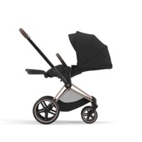 Коляска Cybex e-Priam 2 в 1 Sepia Black на шасі Rosegold з електроприводом 