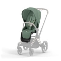 Коляска Cybex e-Priam 2 в 1 Leaf Green шасі Chrome Black з електроприводом 