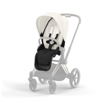Коляска Cybex e-Priam 2 в 1 Off White шасі Chrome Black з електроприводом 