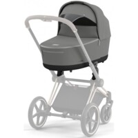 Коляска 2 в 1 Cybex Priam Mirage Grey, шасси Matt Black (929743331)
