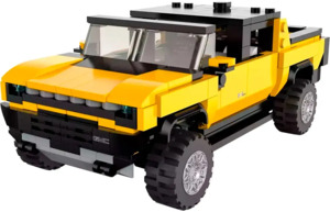 Машинка-конструктор Rastar Bricks Hummer EV 1:30, жовтий (6930751322974) 