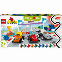 Конструктор LEGO DUPLO Автомобілі для перегонів і пілоти команд Формули-1 (10445) 