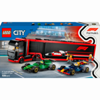Конструктор LEGO City Вантажівка F1® з автомобілями RB20 та AMR24 (60445) 