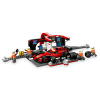 Конструктор LEGO City Піт-стоп і піт-екіпаж F1® з болідом Ferrari (60443)