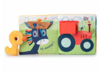 Розвиваюча м'яка книга Lilliputiens Качечка Гаспард відвідує Ферму (83548)