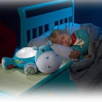 Музичний нічник-проектор Fisher-Price Гіпопотам (CGN86)
