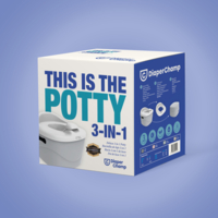 Горшок 3 в 1 Diaper Champ Potty Clay Sand (6112)