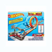 Портативний трек Hot Wheels Подвійна петля (GFH85) 