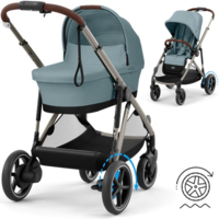 Коляска Cybex e-Gazelle S 2 в 1 Stormy Blue з електроприводом (524000535/524001245) 