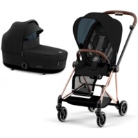 Коляска 2 в 1 Cybex Mios 4.0 Sepia Black, шасі Rose Gold (252509210865) 