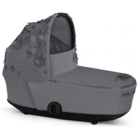 Коляска 2 в 1 Cybex Mios 4.0 Simply Flowers Grey, шасси Matt Black (5210453-38)