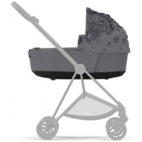 Коляска 2 в 1 Cybex Mios 4.0 Simply Flowers Grey, шасси Matt Black (5210453-38)