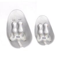 Стільчик для годування Bloom Fresco Silver з набором вкладишів Fresco lunar silver (E10535-S-11-AKS-E10516-LSL-11-AKS) 