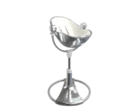 Стільчик для годування Bloom Fresco Silver з набором вкладишів Fresco midnight black (E10535-S-11-AKS-E10516-MBL-11-AKS) 