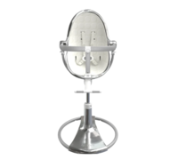 Стільчик для годування Bloom Fresco Silver з набором вкладишів Fresco midnight black (E10535-S-11-AKS-E10516-MBL-11-AKS) 