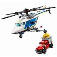Конструктор LEGO City Погоня на поліцейському гелікоптері (60243)