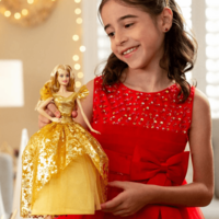 Колекційна лялька Mattel Barbie Signature Святкова 2020 (GHT54)