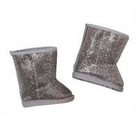  Взуття для ляльки Baby Born Сріблясті чобітки (824573-1)