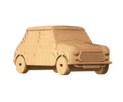 Картонний конструктор Cartonic Міні купер (CARTMINI) 