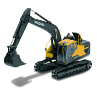 Автомодель Construction Bburago Екскаватор Volvo Ec220E (18-32086) 
