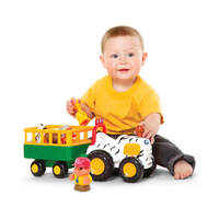 Игровой набор Kiddieland Трактор сафари на русском (51169)