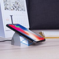 Бездротовий зарядний пристрій Xoopar Geo Dock, сріблястий (XP61063.12BL)