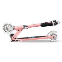 Самокат Micro Sprite LED Неонова троянда (SA0235)