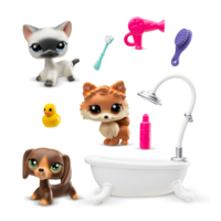 Ігровий набір Littlest Pet Shop Спа-грумінг (00638)