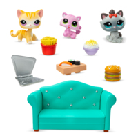 Ігровий набір Littlest Pet Shop Вечірка зі смаколиками (00636)