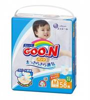 Трусики-підгузники GOO.N для дітей 6-12 кг, розмір M, 58 шт. (843095)