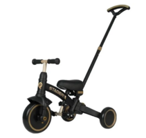 Велосипед біговел з ручкою Qplay Stager 3 в 1 Black (T80STAGERBlack) 