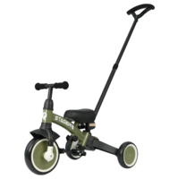 Велосипед біговел з ручкою Qplay Stager 3 в 1 Dark Green (T80STAGERDarkGreen) 