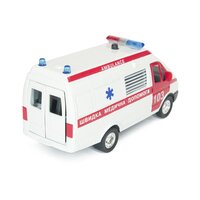 Автомодель Технопарк Газель реанімація зі світлом, укр. озвучка (CT-1276-1U)