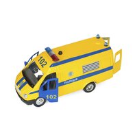 Автомодель Технопарк Газель поліція зі світлом, укр. озвучка (CT-1276-17PU)