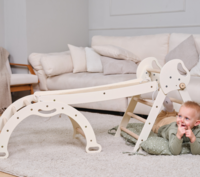 Набор 4в1 Goodevas Монтессори: треугольник, арка, горка, подушка (E556)