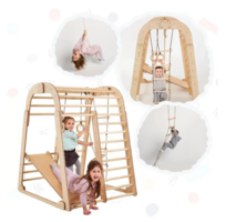 Ігровий комплекс 6в1 Goodevas: ігровий комплекс, гірка, спортивна гойдалка (E558) 