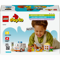 Конструктор LEGO DUPLO Швидка допомога та водій (10447)