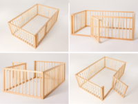 Напольная кровать Goodevas Монтессори, 200х120 см (E235)