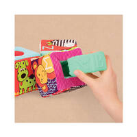 Развивающие мягкие кубики-сортеры ABC Battat 6 кубиков в сумочке (BX1477Z)