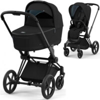 Коляска 2 в 1 Cybex Priam Sepia Black, шасі Matt Black (799733331) 