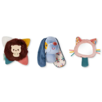 Набор из 3 погремушек Lilliputiens Собачка Жюль (83587) 