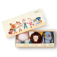 Набор из 3 погремушек Lilliputiens Собачка Жюль (83587)